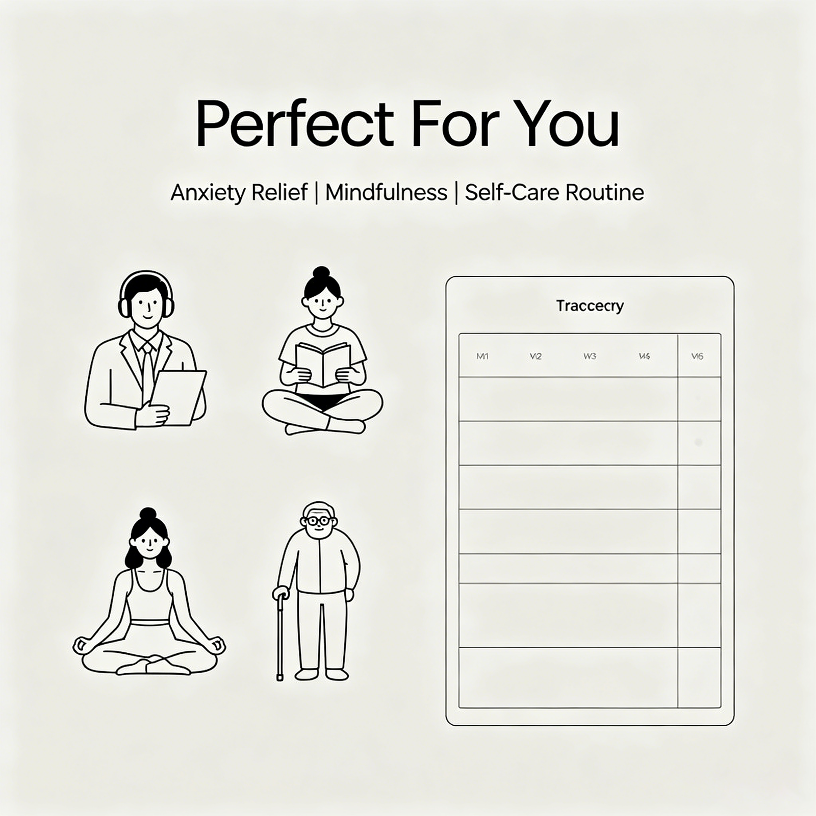 Daily Mood & Stress Tracker | Printable Emotional Healing Journal for Anxiety Relief - Image 4