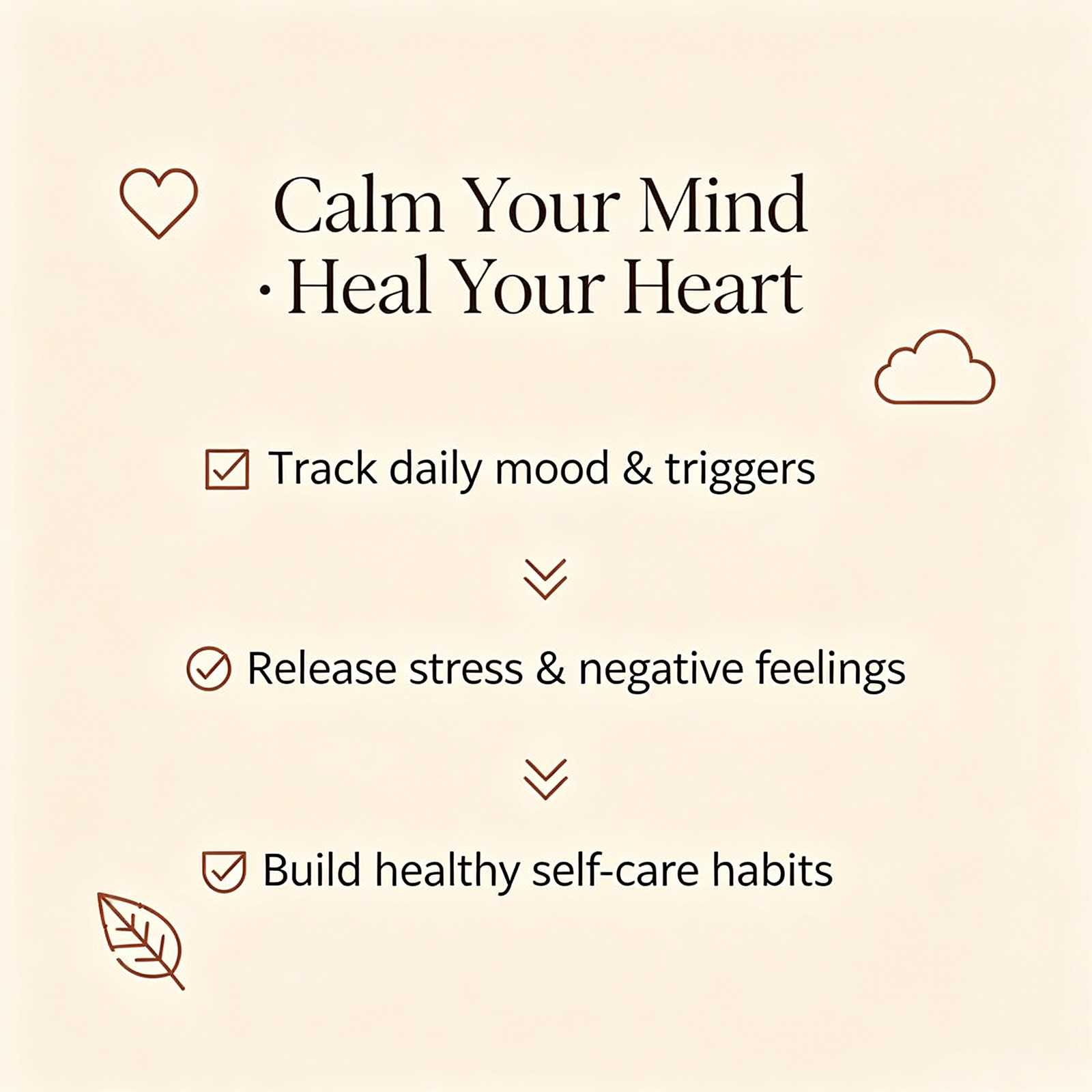 Daily Mood & Stress Tracker | Printable Emotional Healing Journal for Anxiety Relief - Image 3
